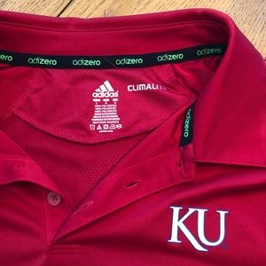 KU Adidas Climalite Polo